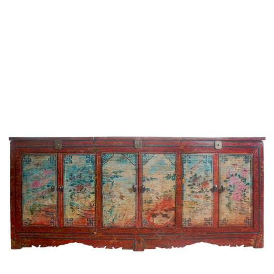 Buffet 6P ancien en provenance du Gansu (Chine)