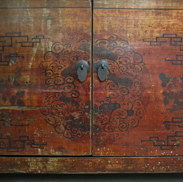 Armoire Coromandel Brune - 116 x 50 x 177 cm, Shanxi 19ème