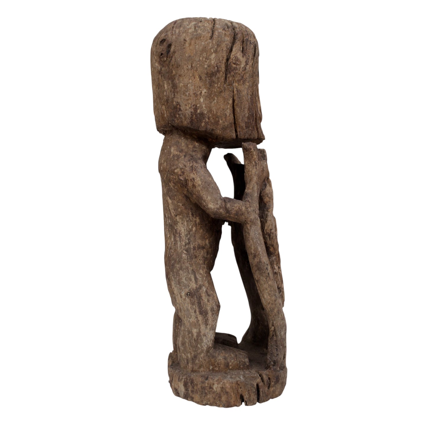 Statue Korvar – Ancien esprit gardien Asmat, Papouasie
