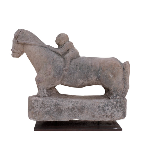 Statue Cavalier sur Cheval – 41 cm