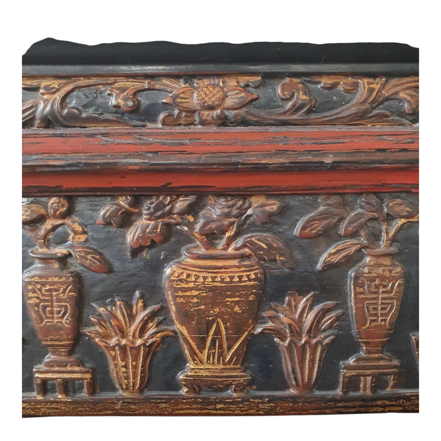 Console de temple en orme sculpté – Shaanxi fin XIXᵉ siècle – 273 cm