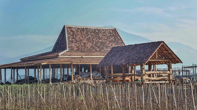 Maison traditionnelle sur l'île de Java